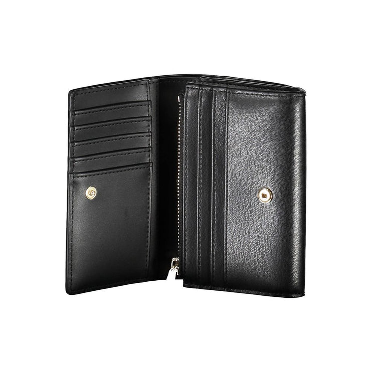 Black Polyethylene Women Wallet