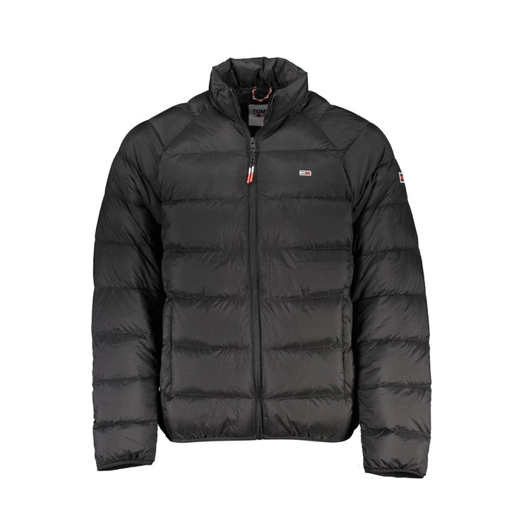 Black Polyamide Men Jacket