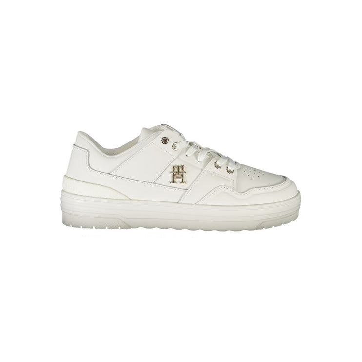 White Leather Women Sneaker