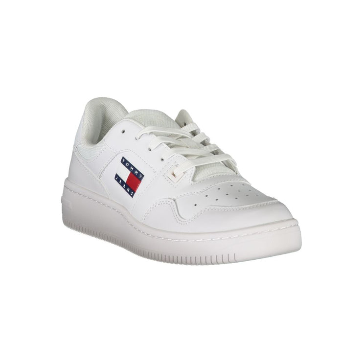 White Leather Women Sneaker