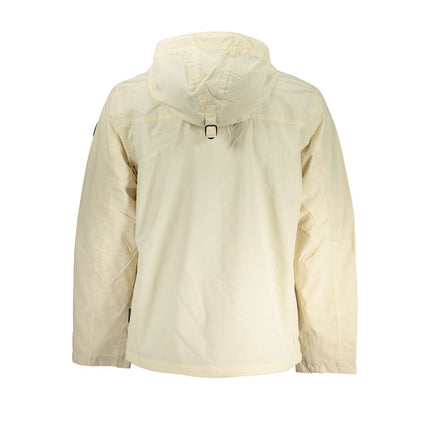 Chique beige sportjack met capuchon