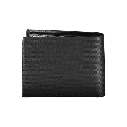 Elegant Black Leather Wallet with RFID Blocking