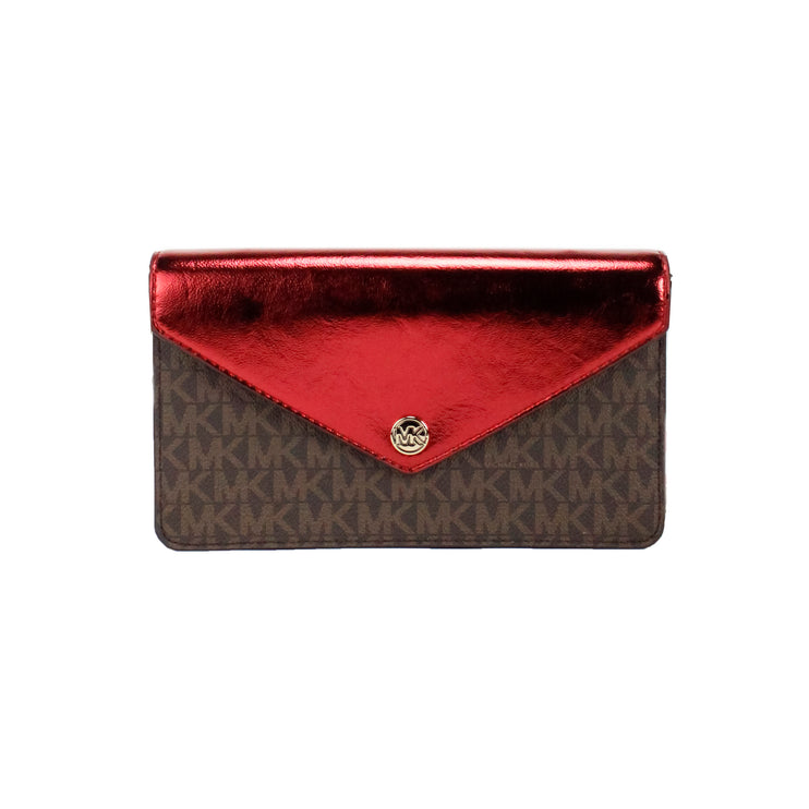 Jet Set Travel Crimson Piccola frizione con patta Borsa a tracolla