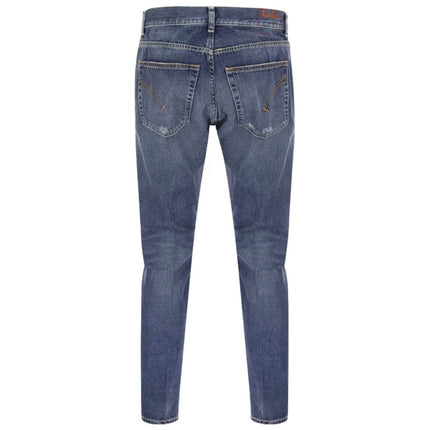 Jeans de algodón azul angustiado mius