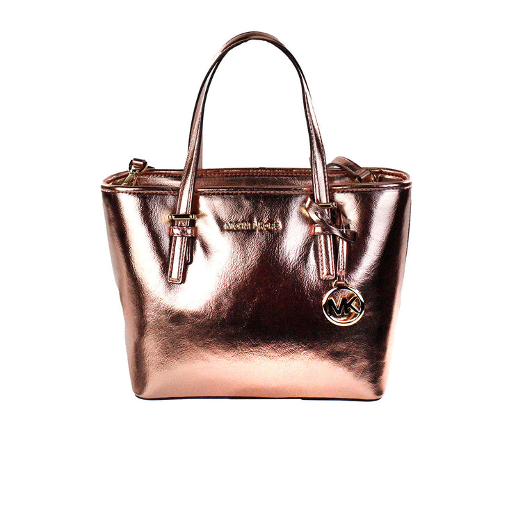 Jet Set Primrose Metallic XS Carryall Top Zip Tote Bag Tas