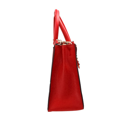 Bolso Crossbody mediano Mercer de piel de guijarro rojo brillante para mensajero