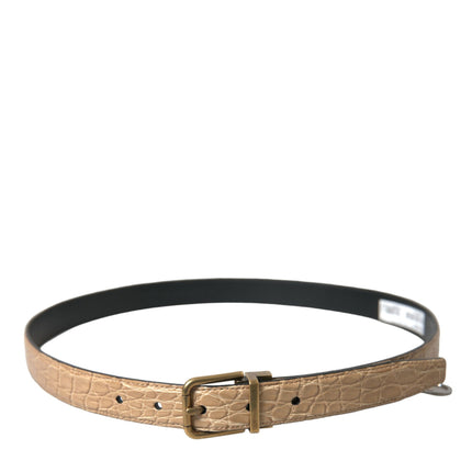 Elegante riem van beige leer