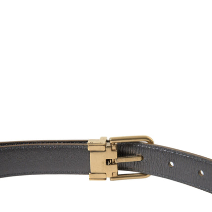 Metallic Gold Leather Belt - Timeless Elegance