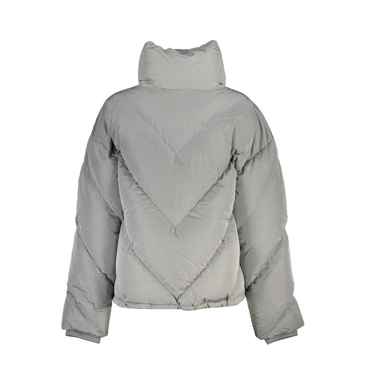 Veste élégante gris à manches longues