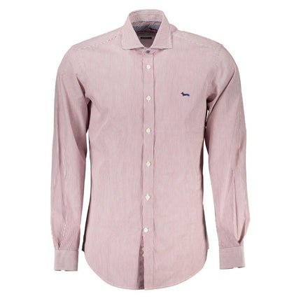 Chic Pink Narrow-Fit Organic Cotton Shirt