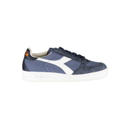 Chic blauw contrast veter sneakers