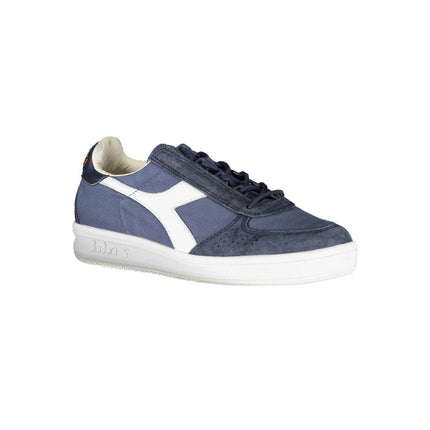 Chic blauw contrast veter sneakers