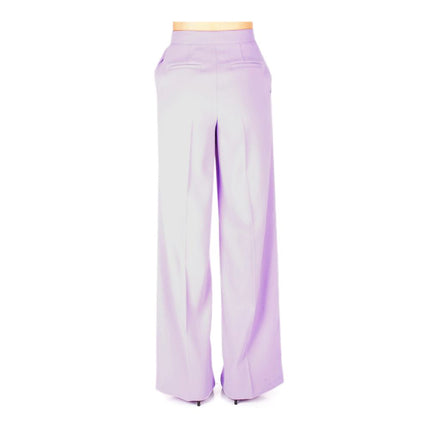 Elegante crêpe-broek met hoge taille