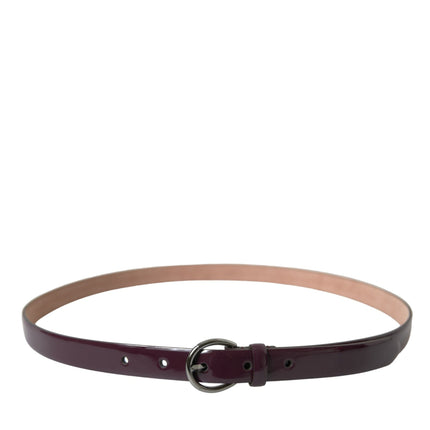 Elegante Maroon Leren Tailleriem