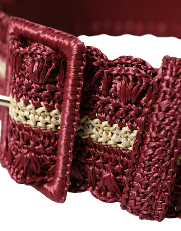 Ceinture de taille en toile d'élégance marron