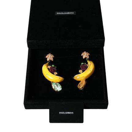 Chic Clip-on Banana Dangle Earrings