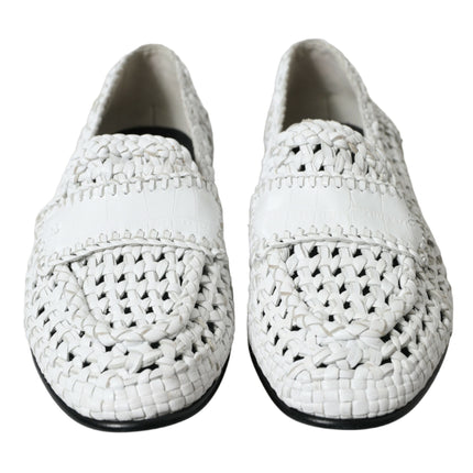 Eleganti slip-on mocassini bianchi