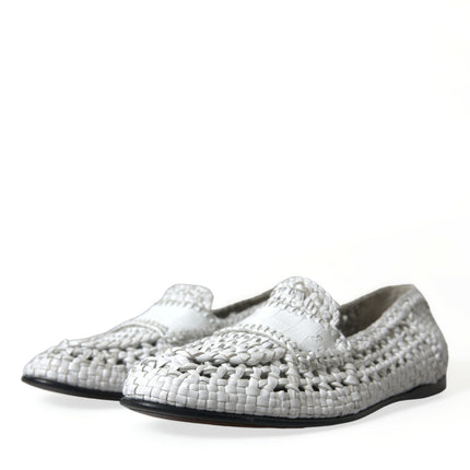 Eleganti slip-on mocassini bianchi