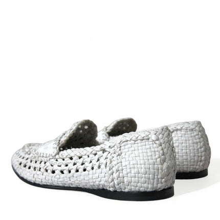 Eleganti slip-on mocassini bianchi