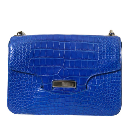 Chic Alligator Skin Chain Shoulder Bag