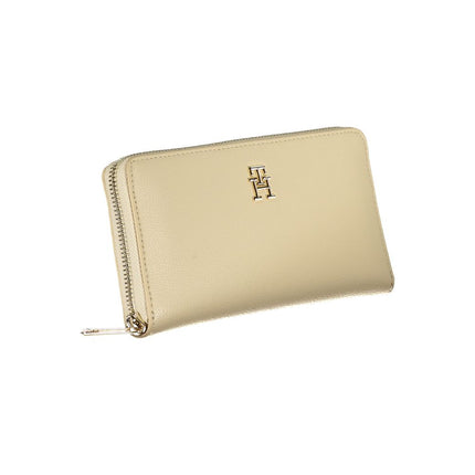 Beige Polyester Wallet