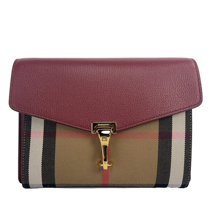 Bolso Crossbody Macken pequeño de piel a cuadros de Crimson House