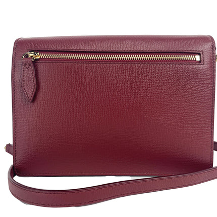 Bolso Crossbody Macken pequeño de piel a cuadros de Crimson House