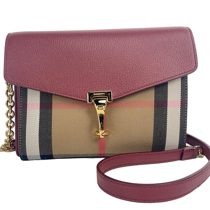 Bolso Crossbody Macken pequeño de piel a cuadros de Crimson House