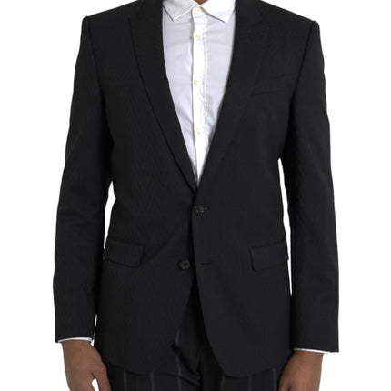 Black MARTINI Slim Fit Jacket Coat Blazer