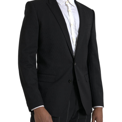 Black MARTINI Slim Fit Jacket Coat Blazer