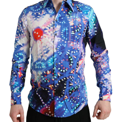 Camisa de martini de luminarie multicolor