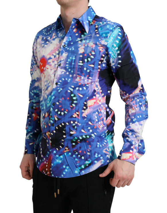 Camisa de martini de luminarie multicolor