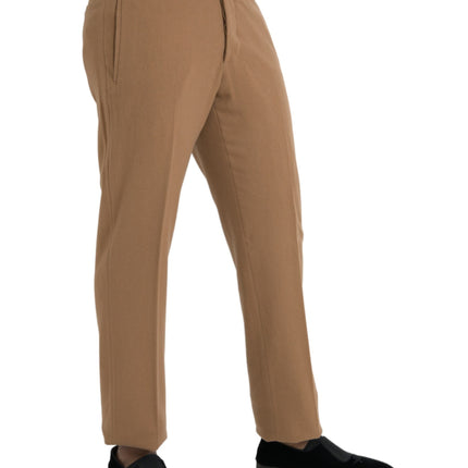 Pantalones de vestir de cachemir beige