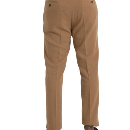 Pantalones de vestir de cachemir beige