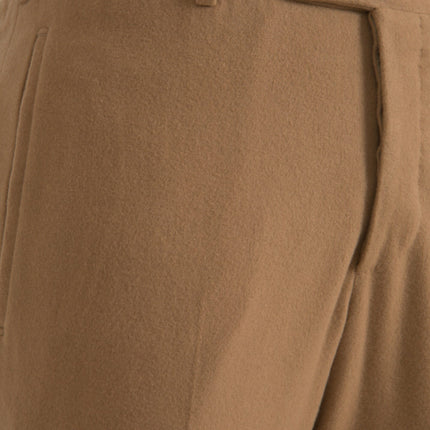 Pantalones de vestir de cachemir beige