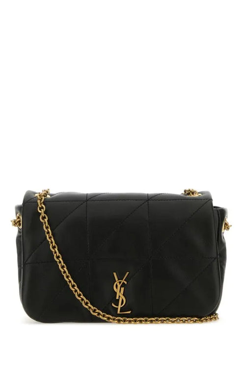 Black nappa Leather Mini Jamie Sac à bandoulière