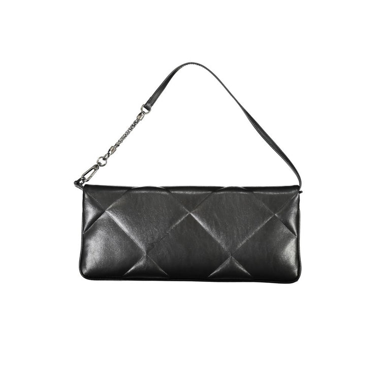 Black Polyester Handbag