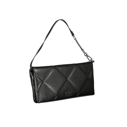 Black Polyester Handbag