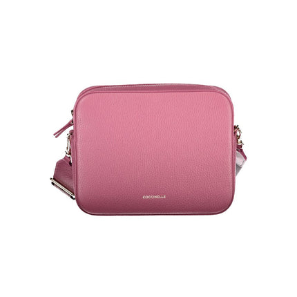 Bolso de piel rosa