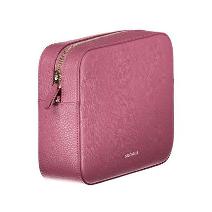 Bolso de piel rosa