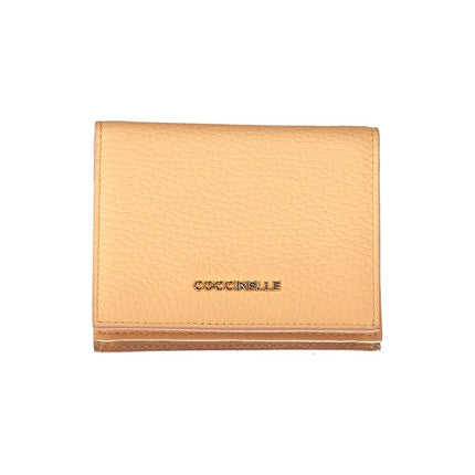 Cartera de piel naranja