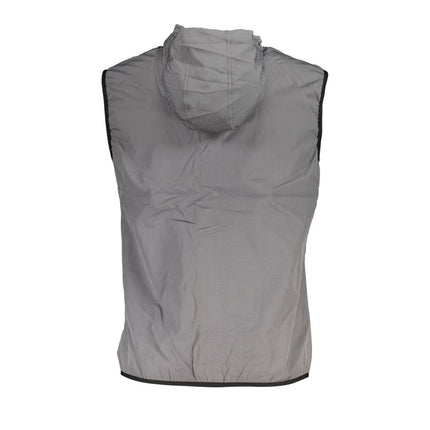 Chaqueta de poliéster gris