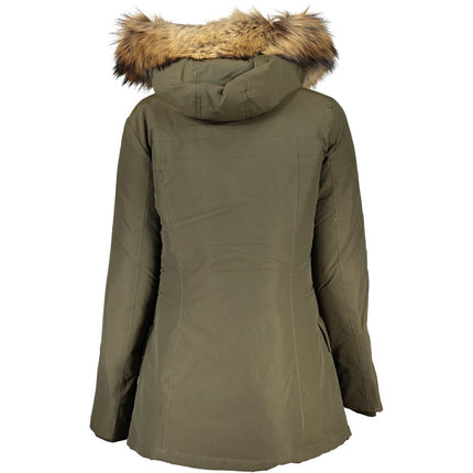 Vestes et manteau en coton vert