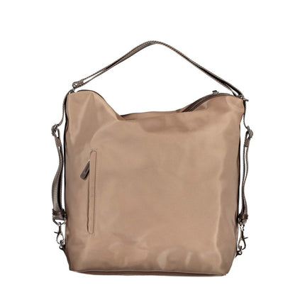 Brown Nylon Handbag