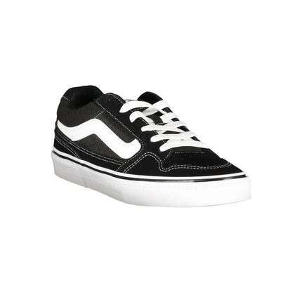 Black Polyester Sneaker