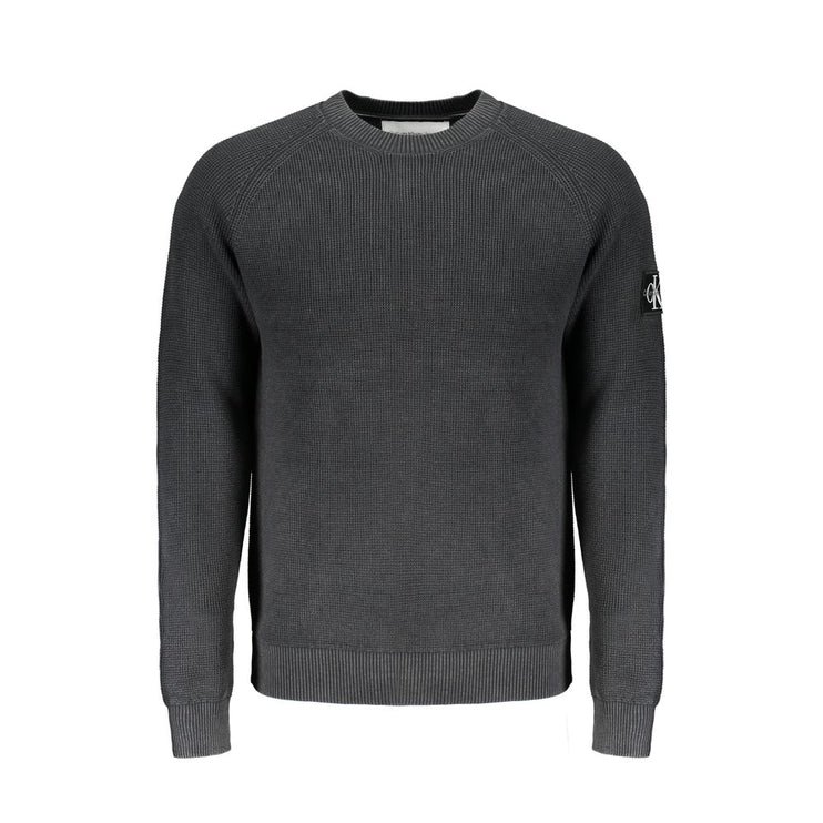 Black Cotton Sweater