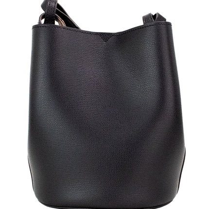 Lorne Small Black Haymarket Check Gaillé Bodet à main en cuir Pebble Purse