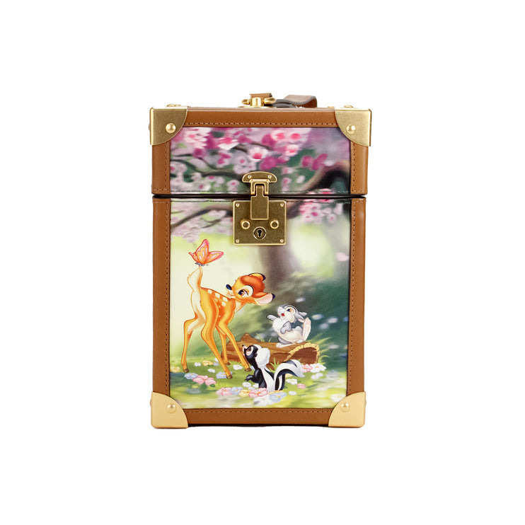 Disney Bambi 3D Trunk stampato in PVC Top Handle Clutch Handbag