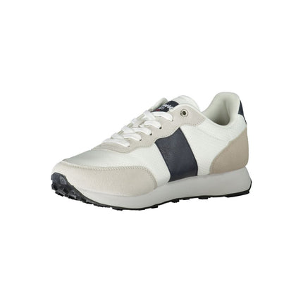 Witte polyester sneaker