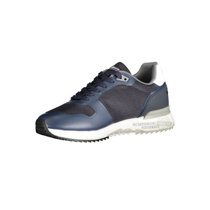 Blauwe polyester sneaker